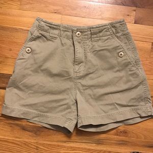 Khaki green shorts by Copper Key Size 1